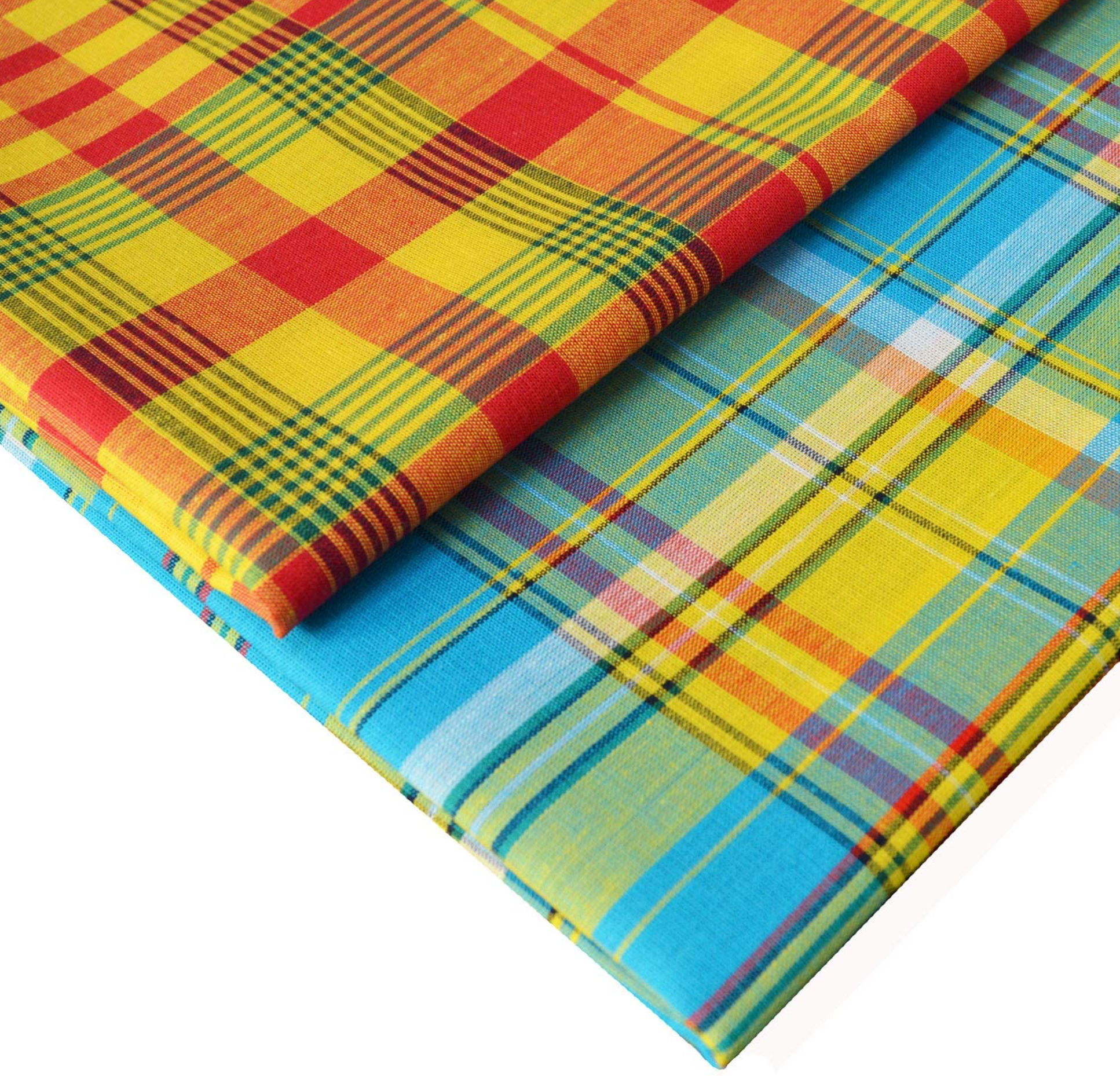 Duo de Coupons Madras Soleil & Lagon – 100% coton
