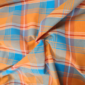 Tissu Madras Corail Lagon – 100% coton