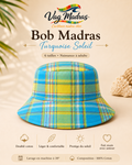 Bob madras Turquoise Soleil – fait main