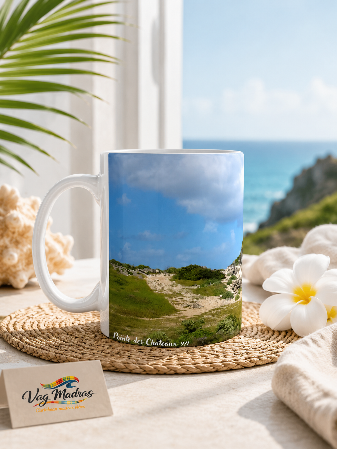 Mug Plage & Croix de la Pointe des Châteaux – Guadeloupe
