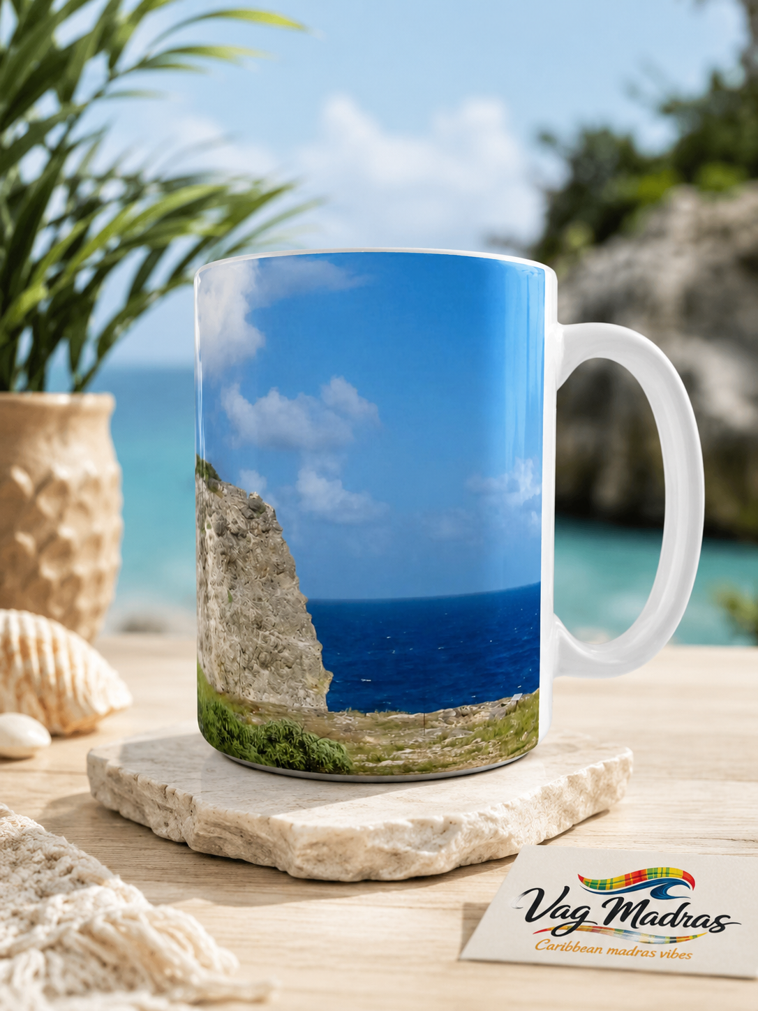 Mug Plage & Croix de la Pointe des Châteaux – Guadeloupe