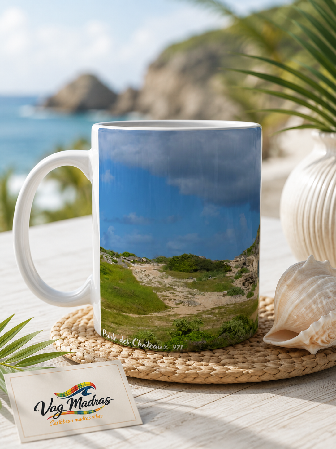 Mug Plage & Croix de la Pointe des Châteaux – Guadeloupe