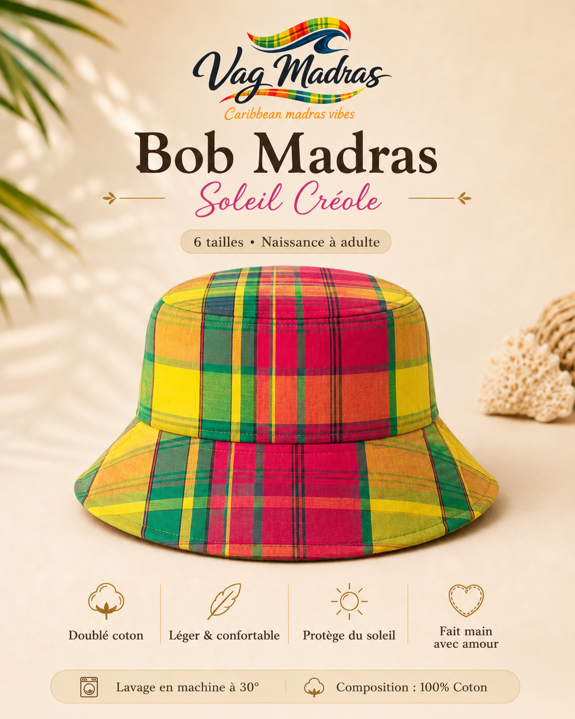 Bob Madras Soleil Créole