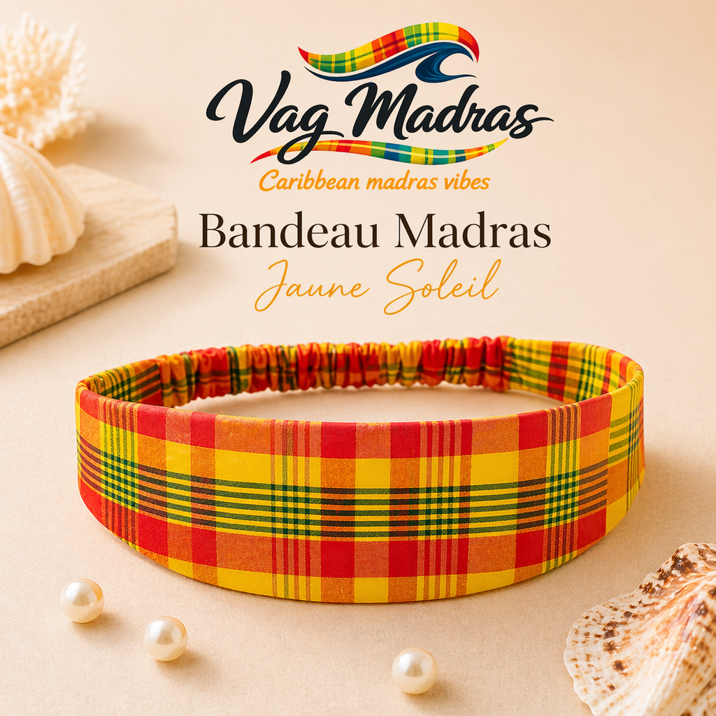 Bandeau madras – fait main