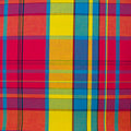 Coupon Tissu Madras Turquoise Soleil – 3 m x 140 cm – 100% coton